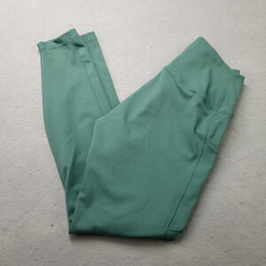 Nike Leggings Womens Size M Green Pockets Tight Fit Athletic Gym Yoga
